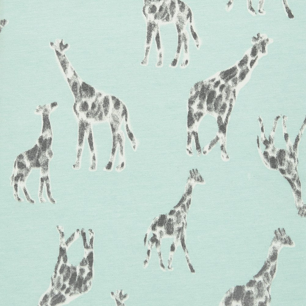 Aden + Anais Comfort Knit Swaddle Blanket - Jade Giraffes - Image 3