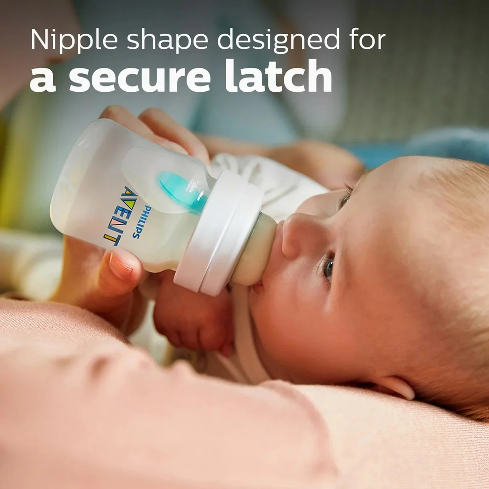 Avent Anti-Colic Baby Bottle Nipple - Flow 2 (1+ Months) - Image 4