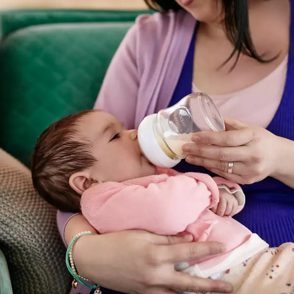 Avent Glass Natural Response Baby Bottle (4 oz) - Image 4