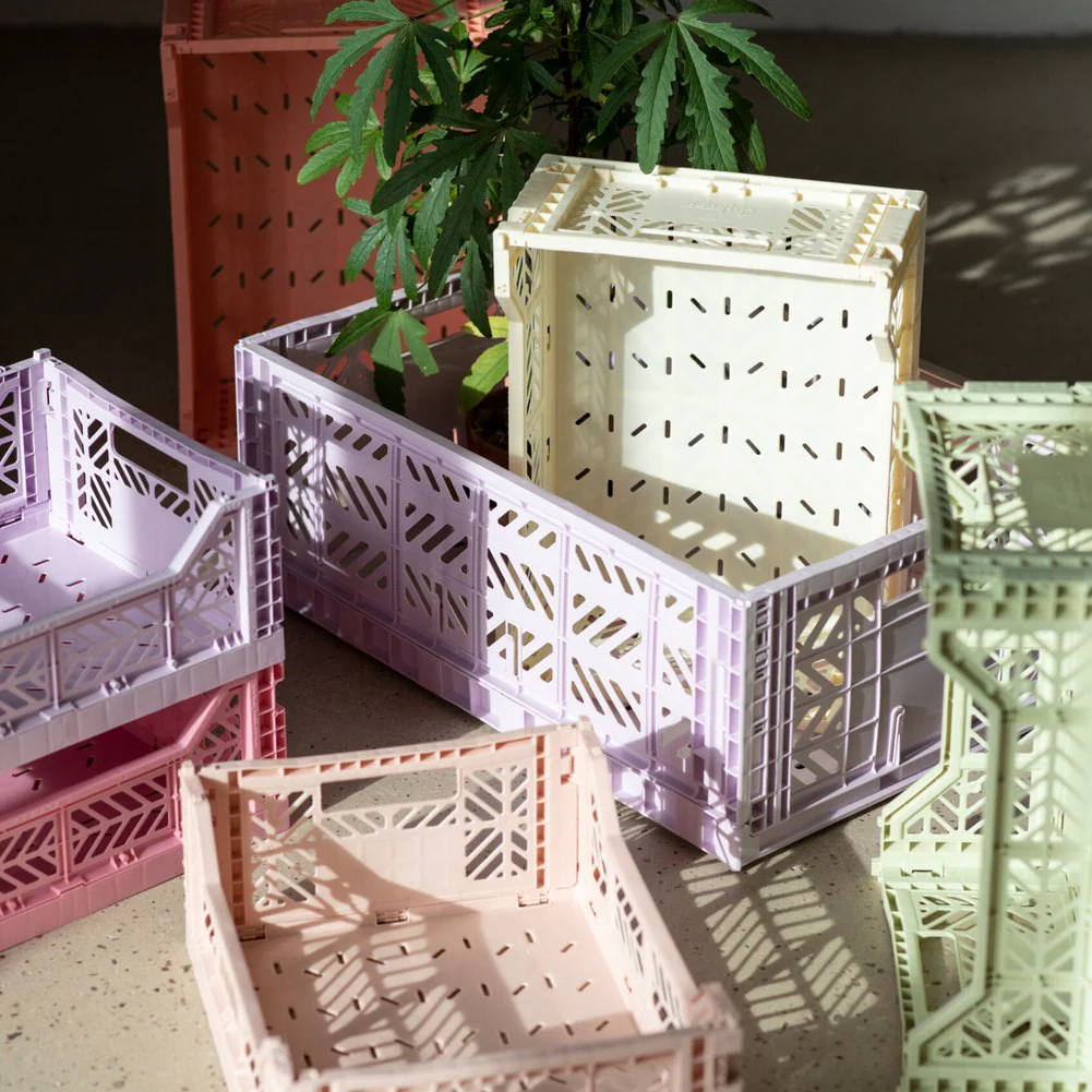 Aykasa Mini Foldable Storage Crate - Milk Tea - Image 4