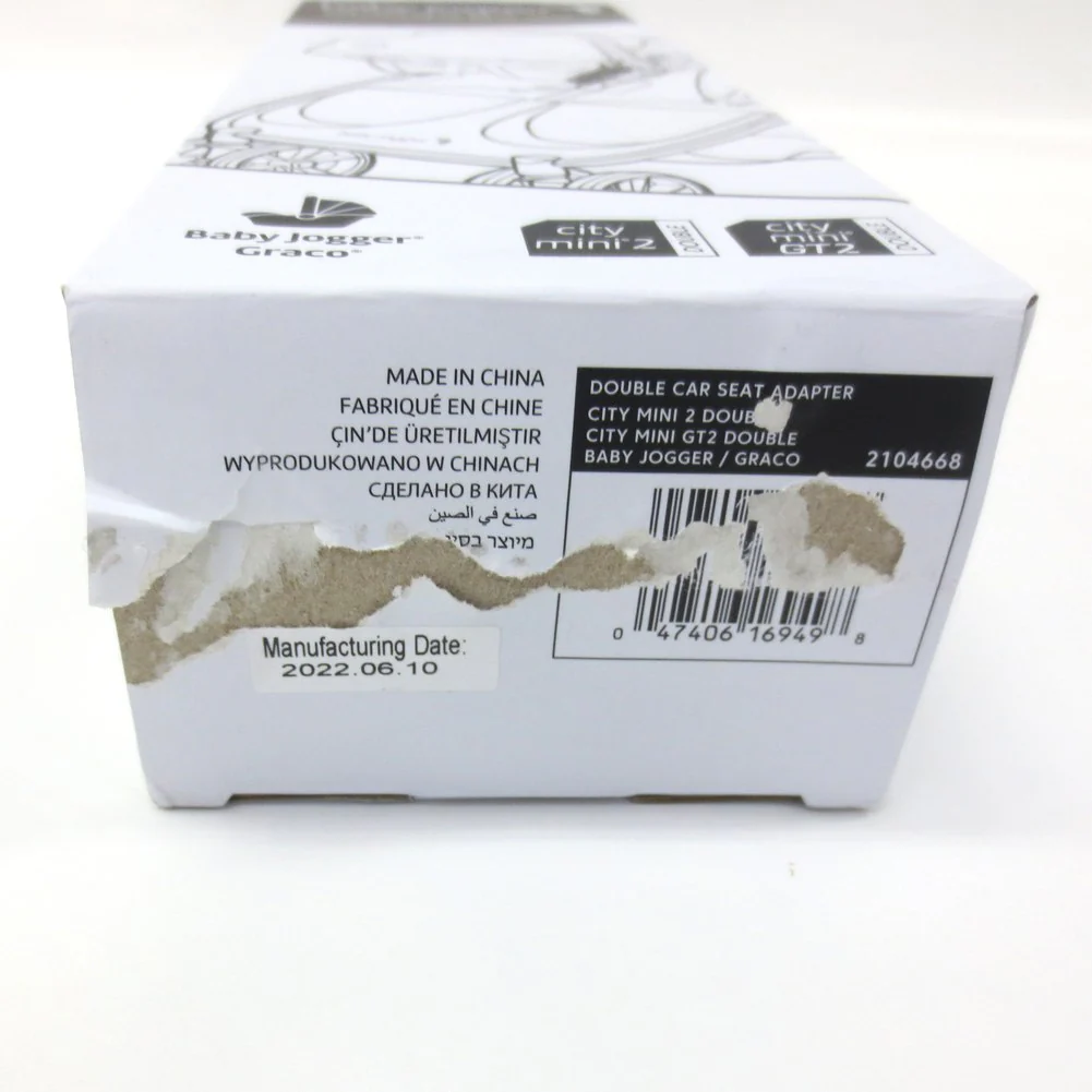 Baby Jogger Graco and City GO Car Seat Adapter for City Mini GT Double (Open Box) - Image 3