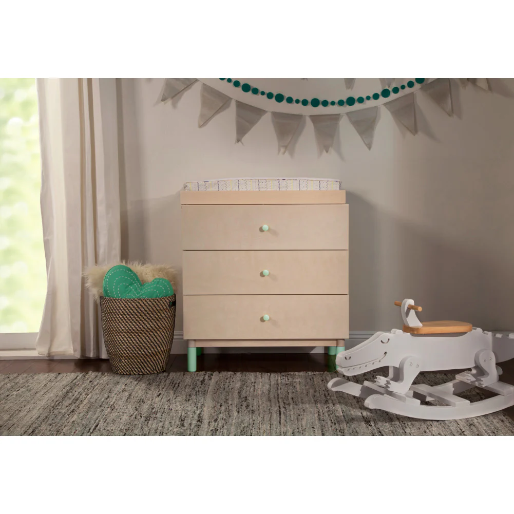 Babyletto Gelato Crib and Dresser Feet Pack (Set of 4) - Cool Mint - Image 7