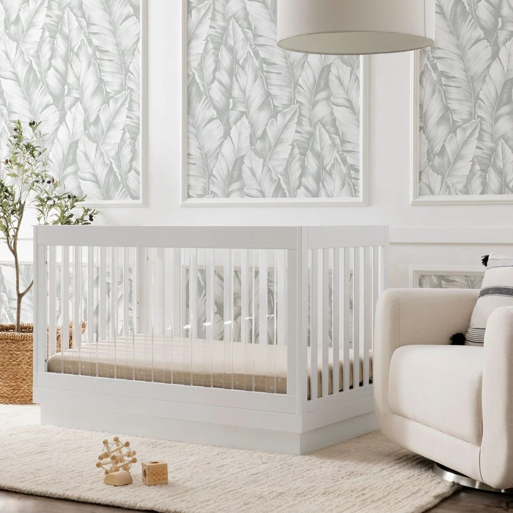 Babyletto Harlow Acrylic 3-in-1 Convertible Crib with Toddler Bed Conversion Kit - Image 9