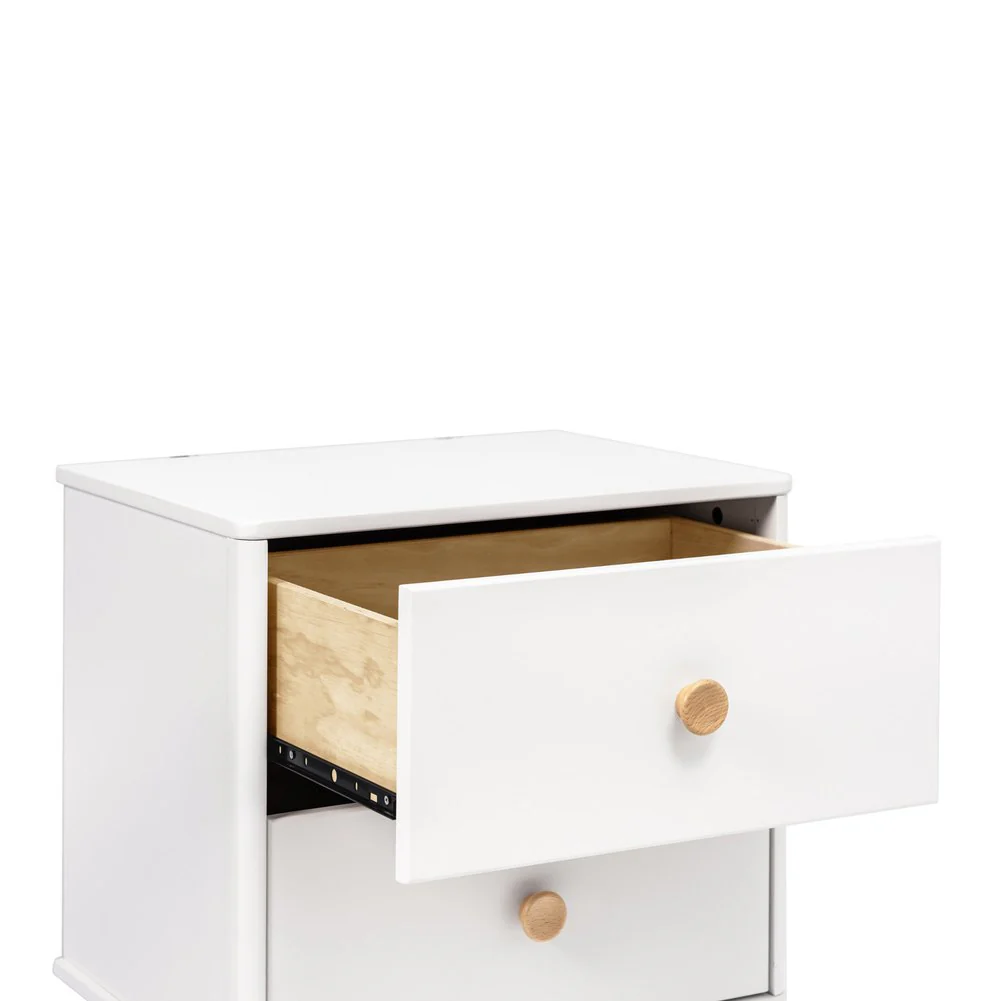 Babyletto Lolly Nightstand - White/Natural - Image 3