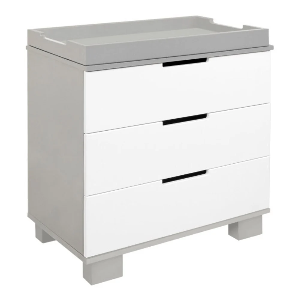 Babyletto Modo 2-Piece Crib and 3-Drawer Dresser Kit - Grey and White (Floor Model) - Image 6