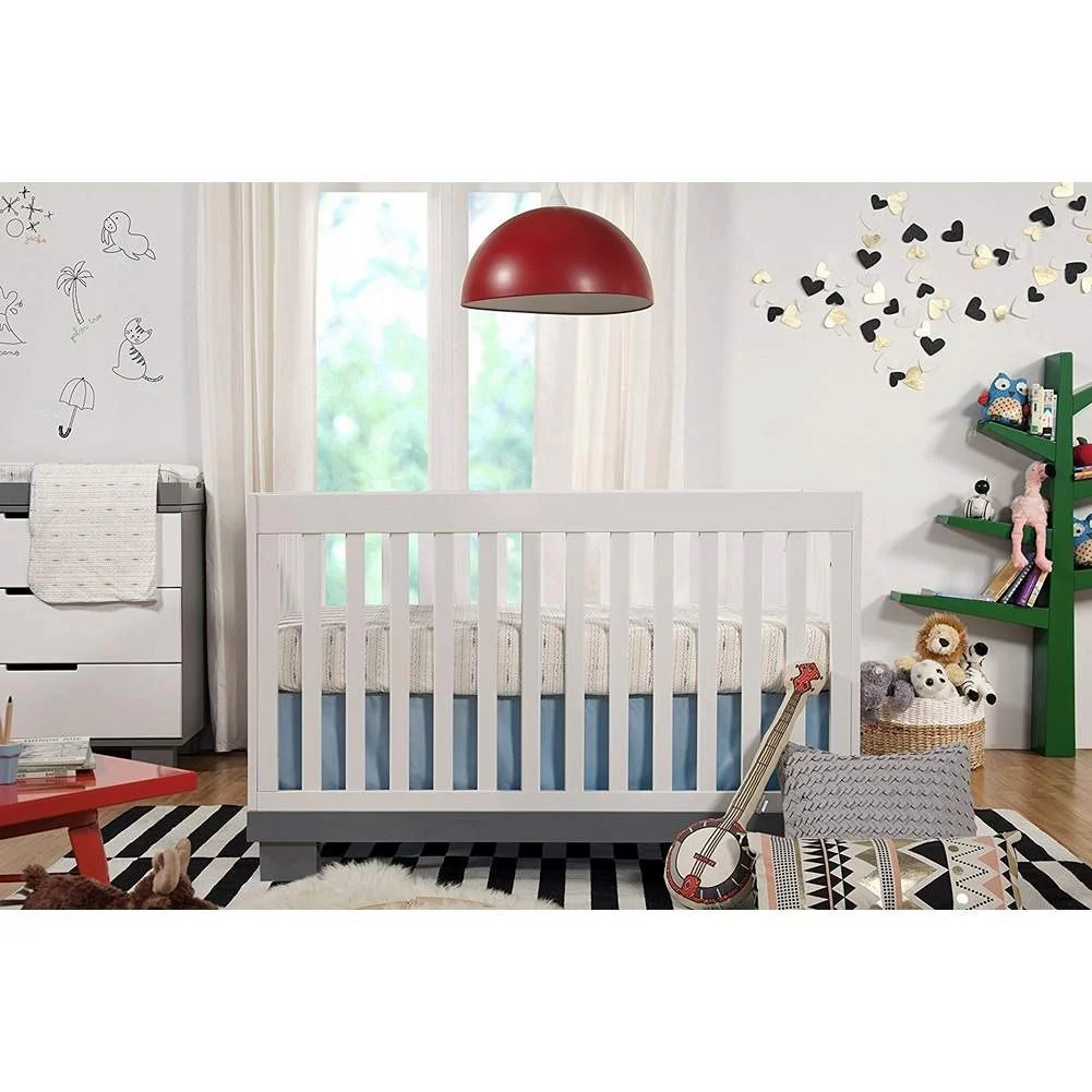 Babyletto Modo 2-Piece Crib and 3-Drawer Dresser Kit - Grey and White (Floor Model) - Image 9
