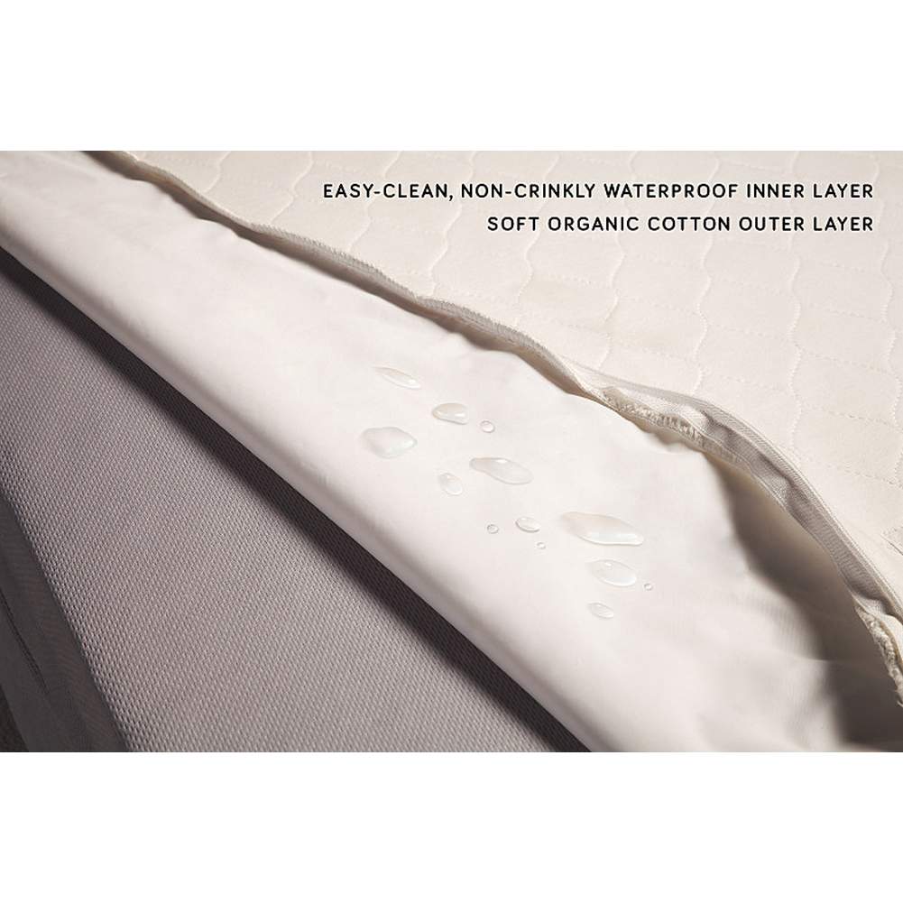 Babyletto Pure Core Non-Toxic Mini Crib Mattress with Hybrid Waterproof Cover - Image 6