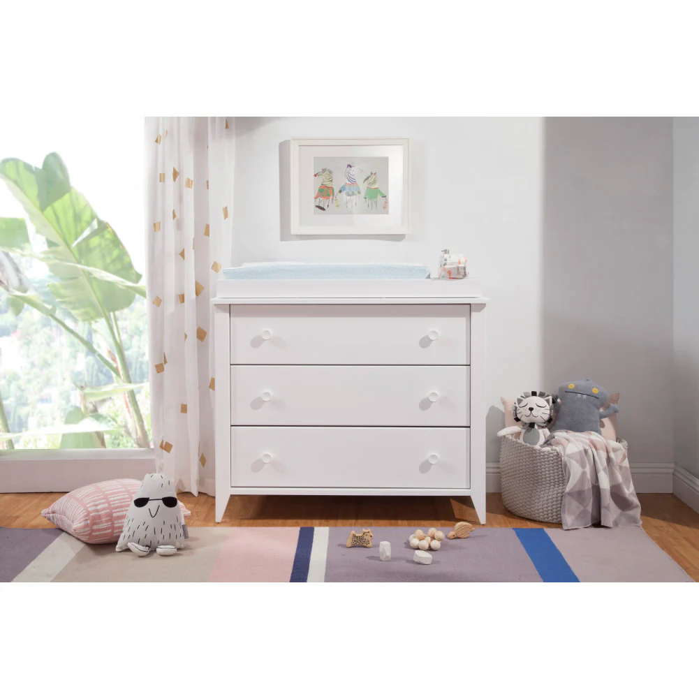 Babyletto Sprout 3-Drawer Changer Dresser - White - Image 5