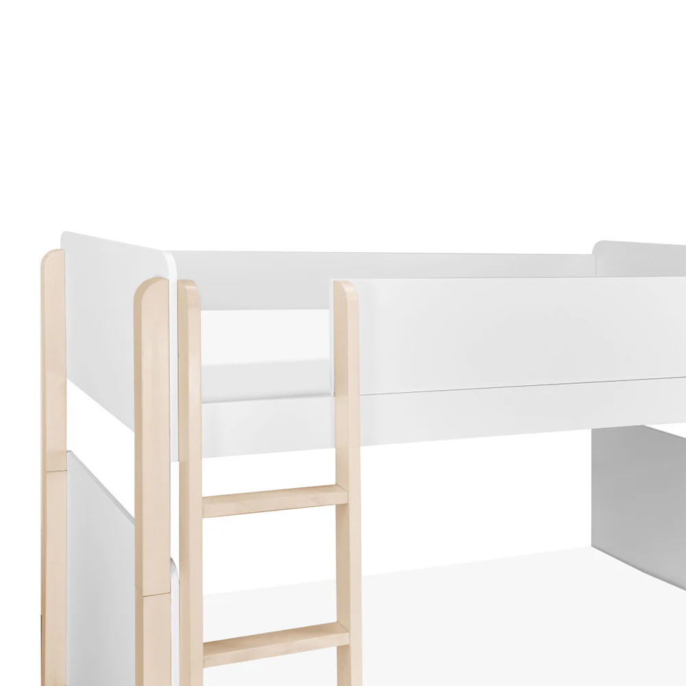 Babyletto TipToe Bunk Bed - White and Washed Natural - Image 5