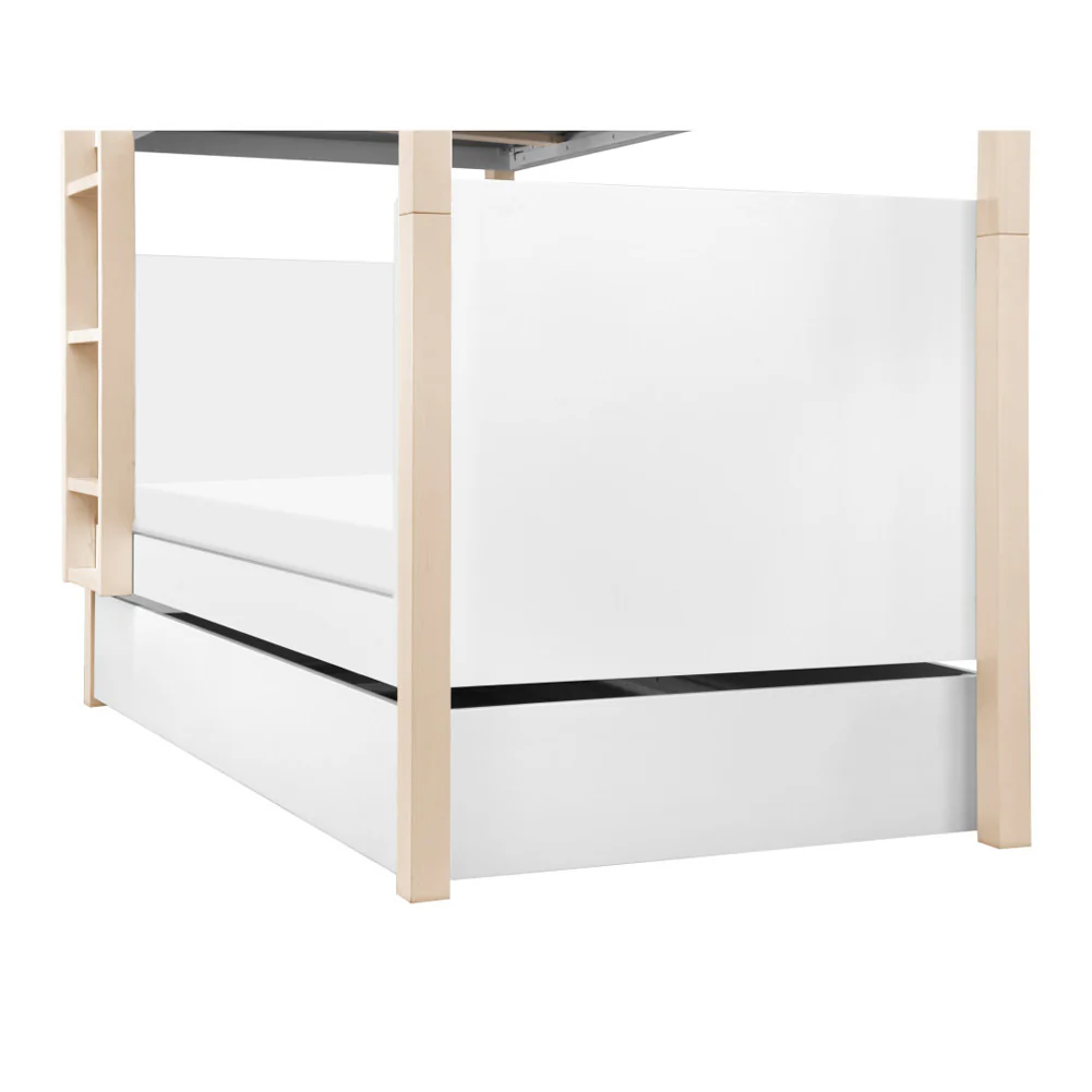 Babyletto TipToe Bunk Bed - White and Washed Natural - Image 6