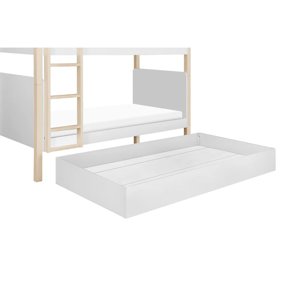 Babyletto TipToe Bunk Bed - White and Washed Natural - Image 8