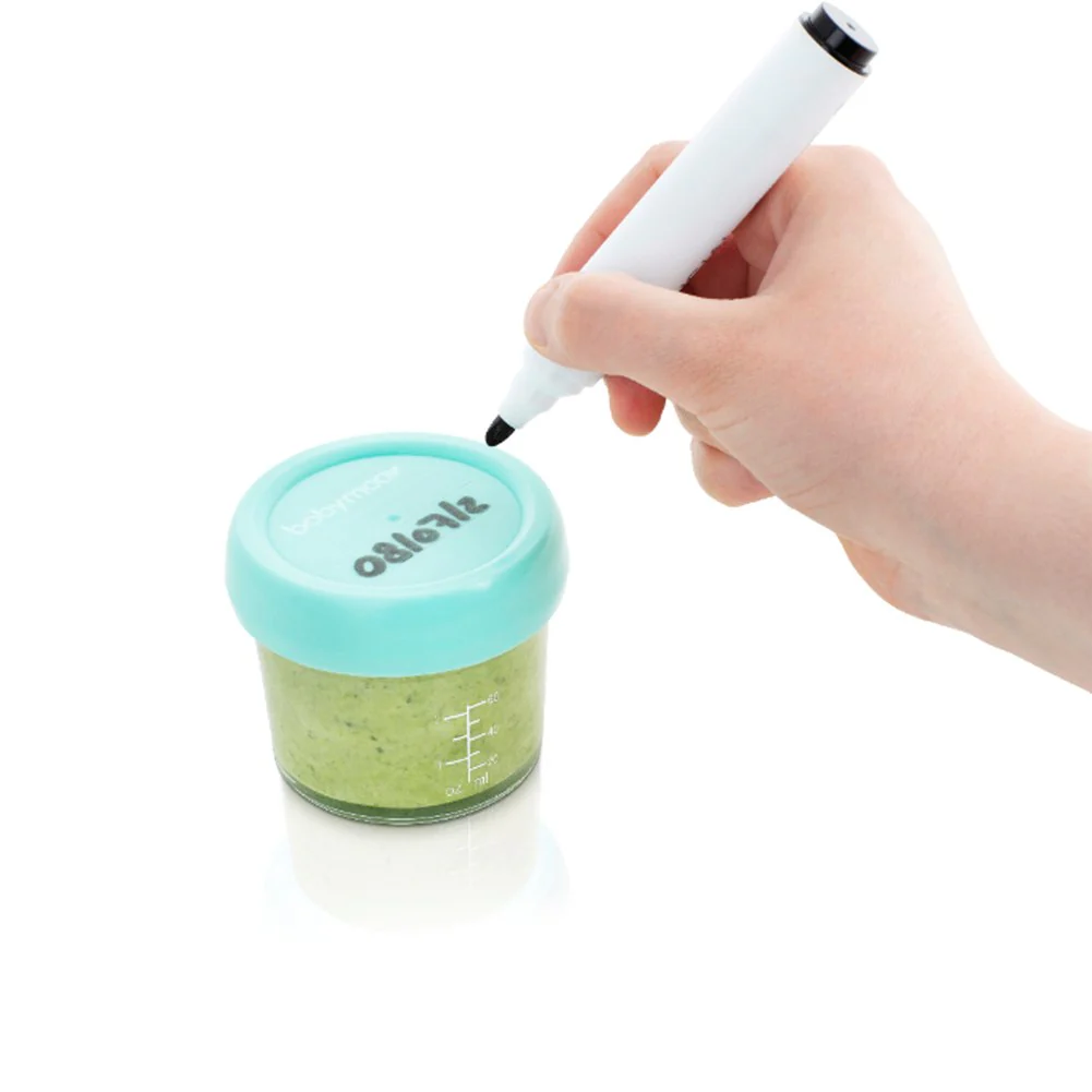 BabyMoov BabyBowls 4-Pack Glass Storage Containers Set - 4 x 8oz - Image 4