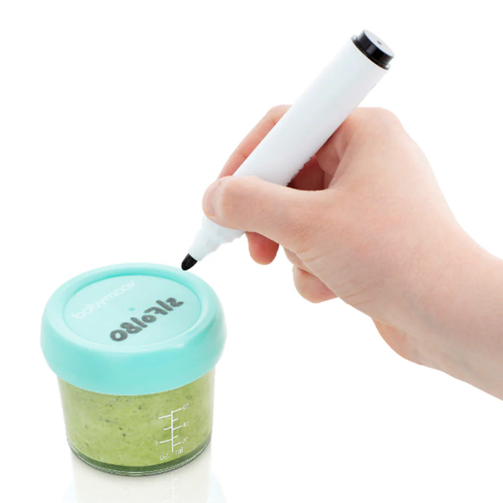 BabyMoov BabyBowls 8-Pack Glass Storage Containers Set - 4 x 4oz and 4 x 8oz - Image 5