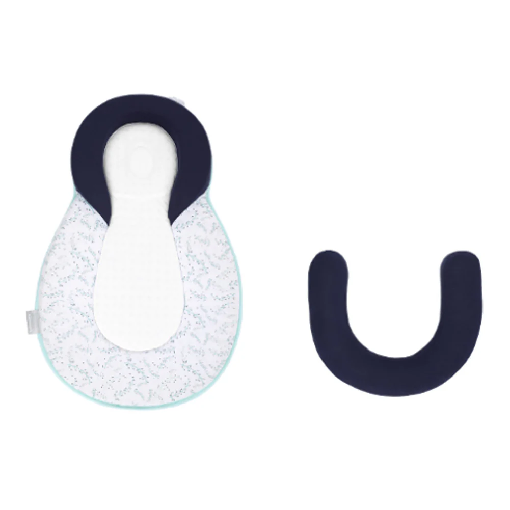 BabyMoov SoCosy Newborn Lounger with Bamboo Covers - Fresh Mosiac - Image 3