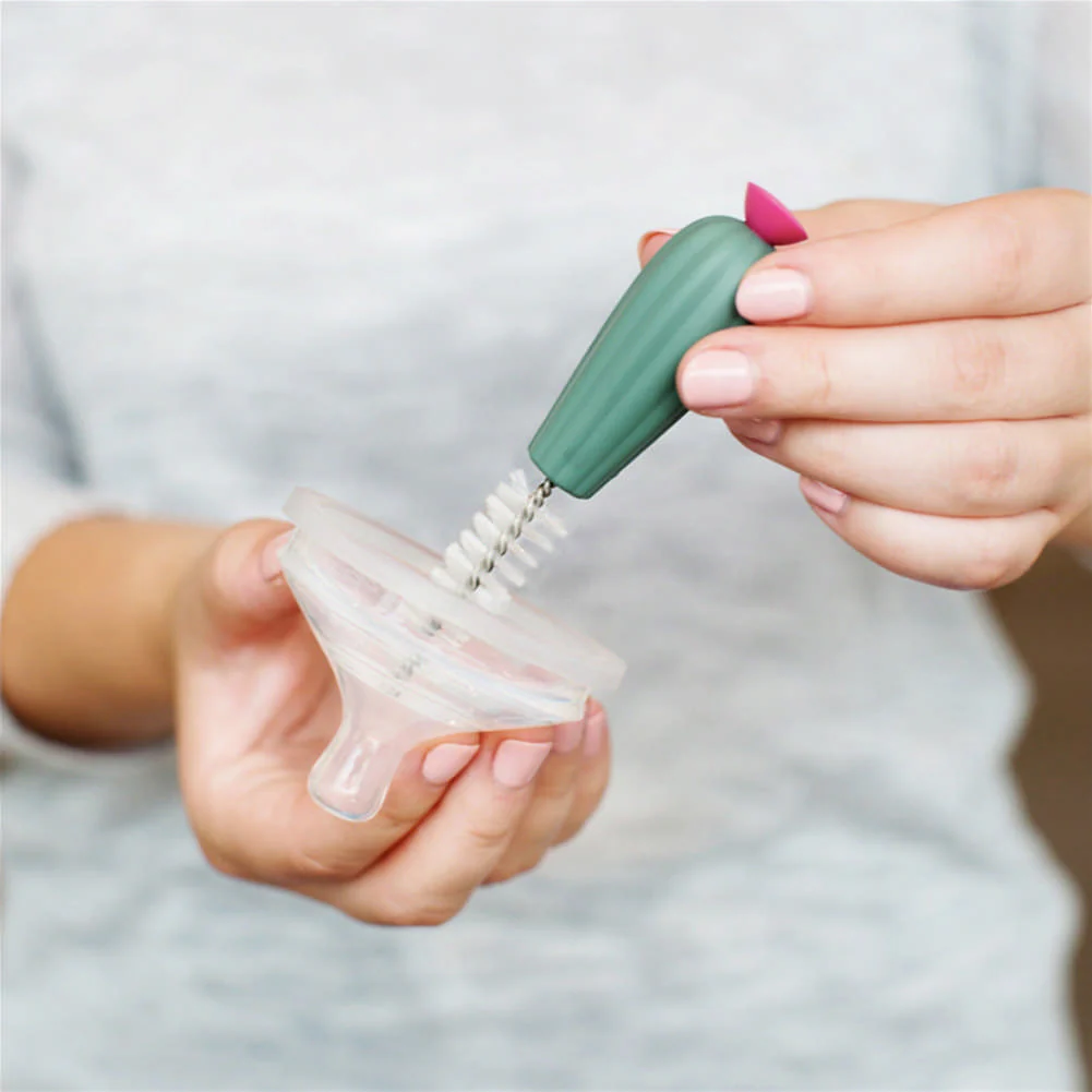 Boon Replacement CACTI 4-Piece Bottle Cleaning Brush Set - Sage - Image 4