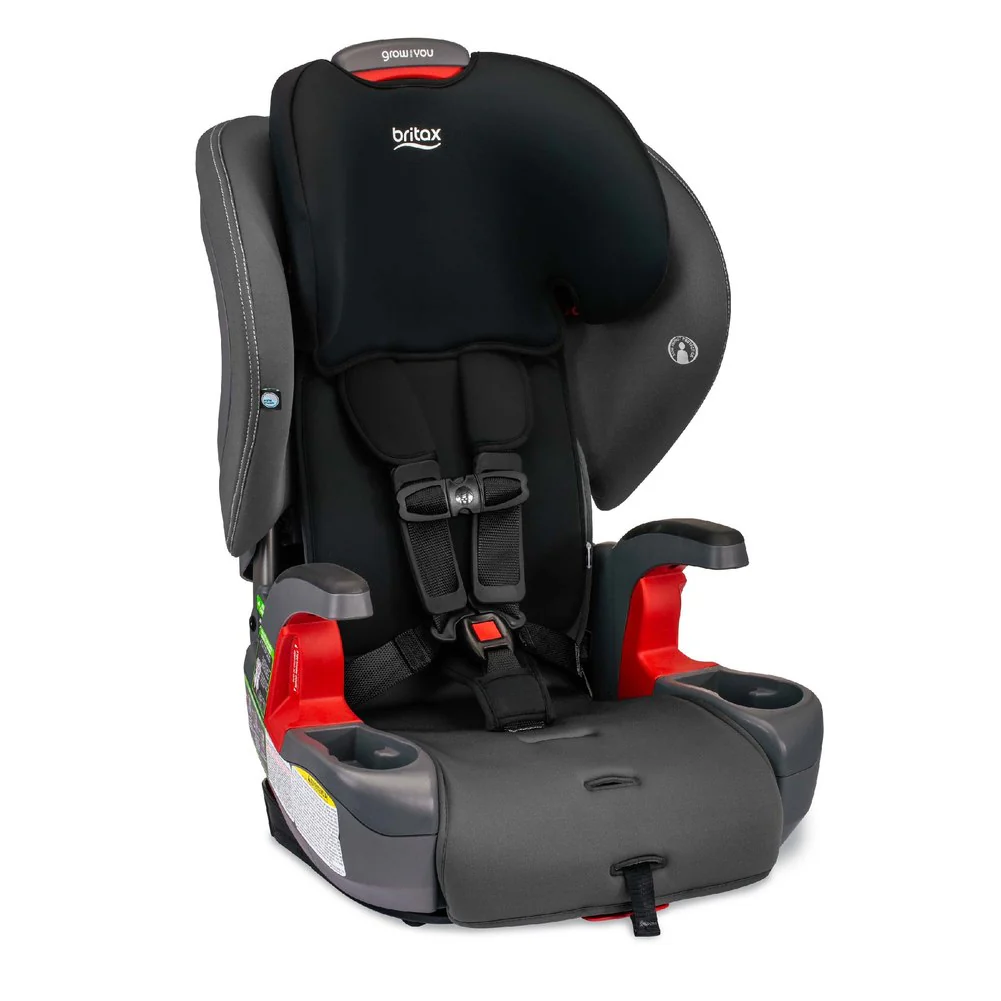 Britax Grow With You Harness-2-Booster Car Seat - Mod Black (SafeWash) - Image 3