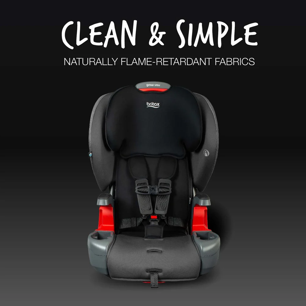 Britax Grow With You Harness-2-Booster Car Seat - Mod Black (SafeWash) - Image 9
