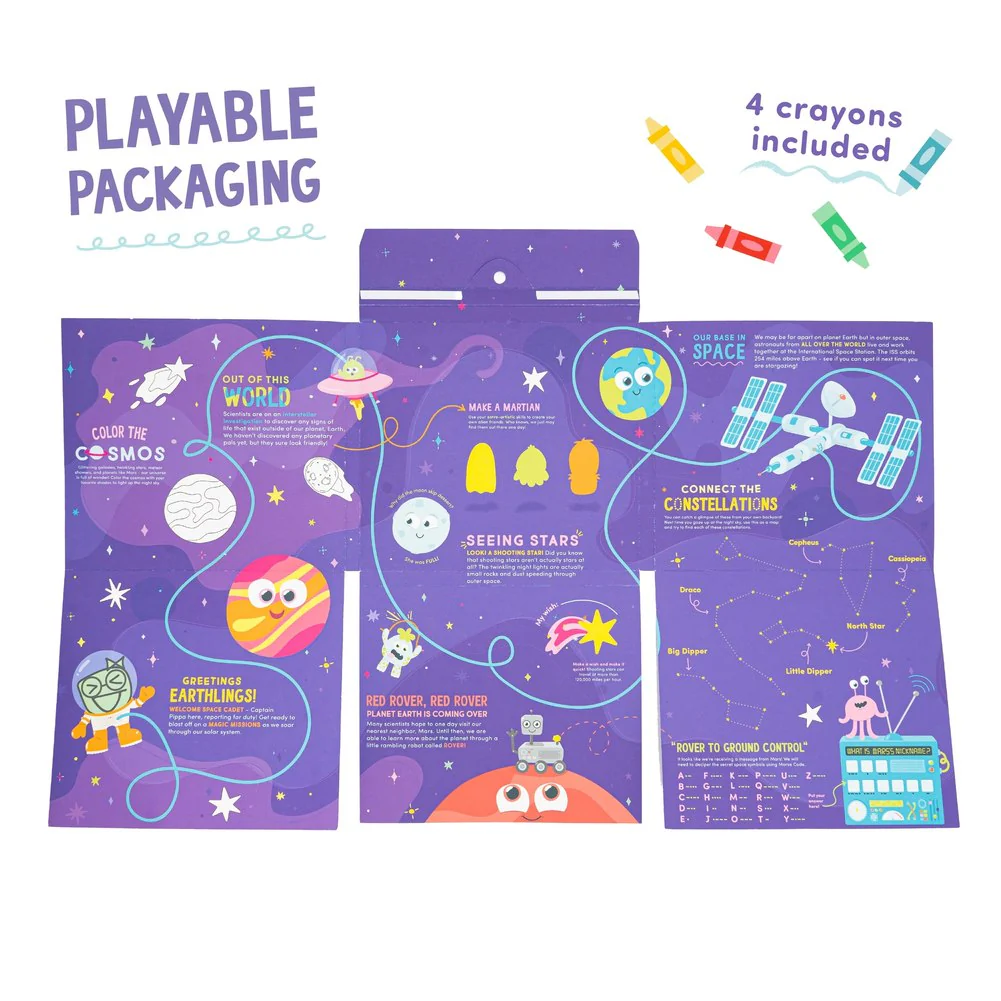 Glo Pals Grips Non-Slip Bathtub Stickers - Galaxy - Image 3