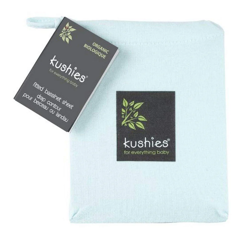 Kushies Organic Jersey Bassinet Fitted Sheet - Image 4