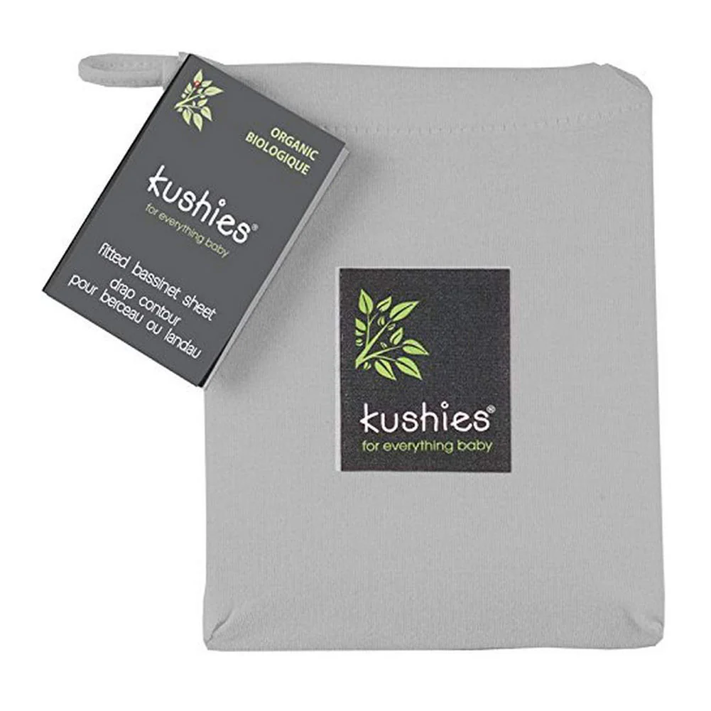 Kushies Organic Jersey Bassinet Fitted Sheet - Image 6